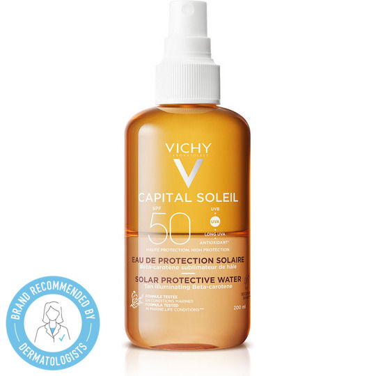 Vichy Capital Soleil Αδιάβροχη Αντηλιακή Λοσιόν για το Σώμα SPF50 σε Spray 200ml
