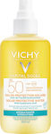 Vichy Capital Soleil Hydrating Rezistentă la apă Crema protectie solara Loțiune pentru Corp SPF50 în Spray 200ml
