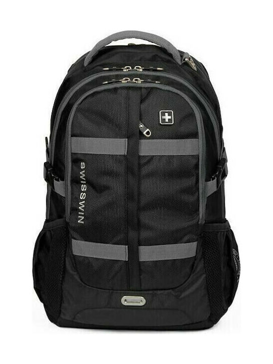 Suissewin SN8350 Men's Fabric Backpack Black