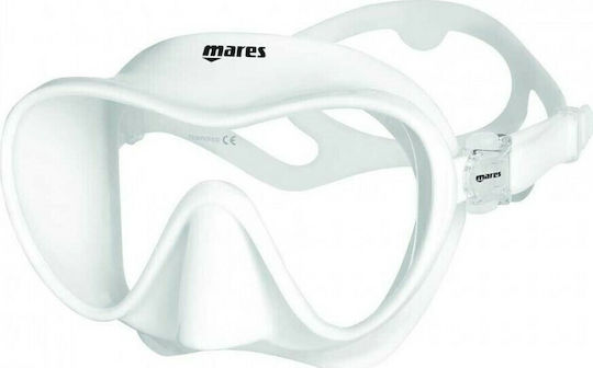 Mares Μάσκα Θαλάσσης Silicone Tropical White in White color