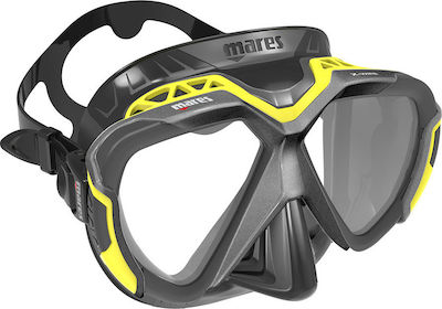 Mares Diving Mask Silicone X-Wire Black/Yellow Black/Yellow 411068