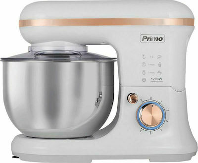 Primo Stand Mixer 1200W with Stainless Mixing Bowl 5lt