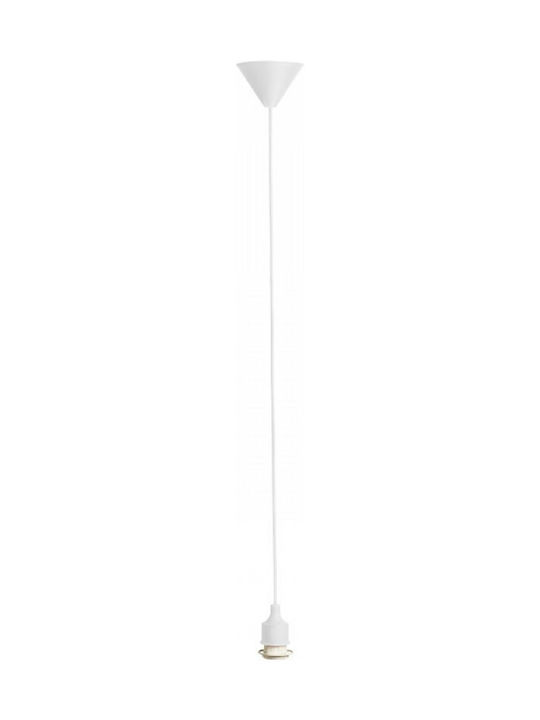 Rendl Light Studio Lisa Pendant Light Suspension for Socket E27 White