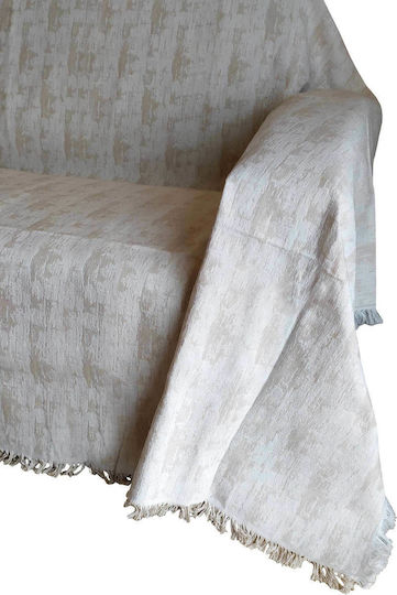 Le Blanc Toledo Decken & Couchdecken Zweisitzer-Sofa Überwurf 180x240cm Sand