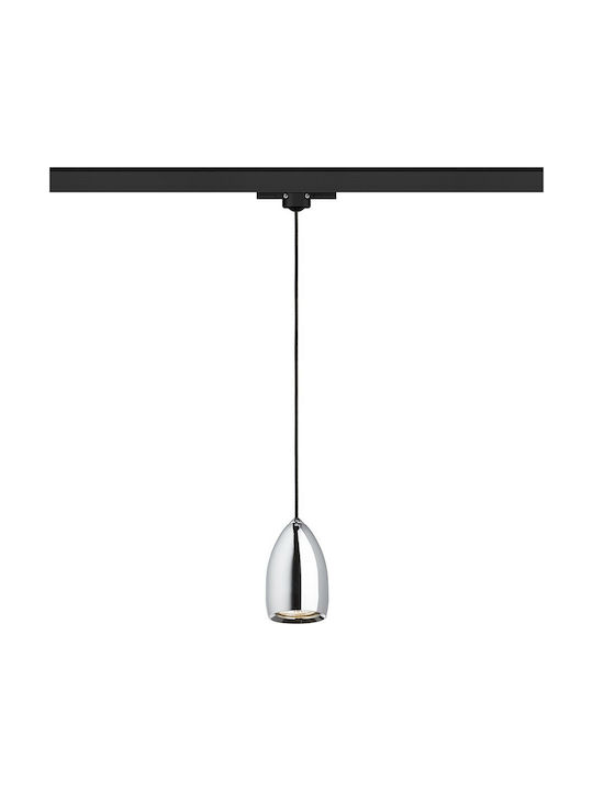 Rendl Light Studio Babades Pendant Light Single-Light Rail for Socket GU10 Silver