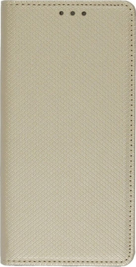 Forcell Smart Magnet Book Piele artificială Auriu (Galaxy A71)