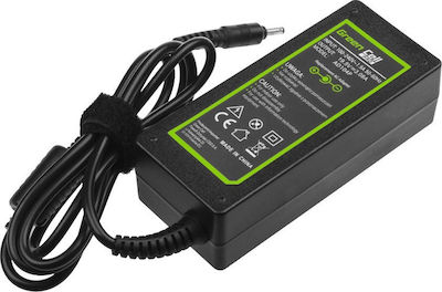 Green Cell Laptop Charger 60W 19.5V 3.08A for Asus with Detachable Power Cord