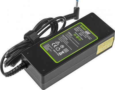 Green Cell Φορτιστής Laptop 90W 19.5V 4.62A για HP με Αποσπώμενο Καλώδιο Τροφοδοσίας