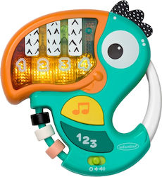 Infantino Musical Instrument Piano & Numbers Learning Toucaln with Music for 6++ Months