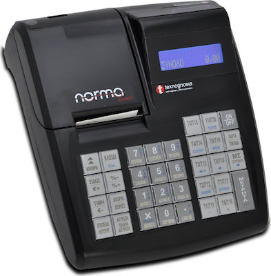 Norma Norma EJ NET ΙΙ Portable Cash Register with Battery in Black Color