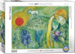 Puzzle The Lovers of Vence (Venice) by Marc Chagall 2D 1000 Κομμάτια