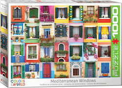 Mediterranean Windows Colors Of World Collection Puzzle 2D 1000 Pieces