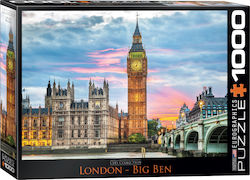 London Big Ben Puzzle 2D 1000 Bucăți