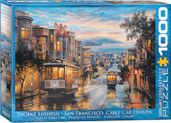 Puzzle San Francisco Cable Car Heaven by Eugene Lushpin 2D 1000 Pieces