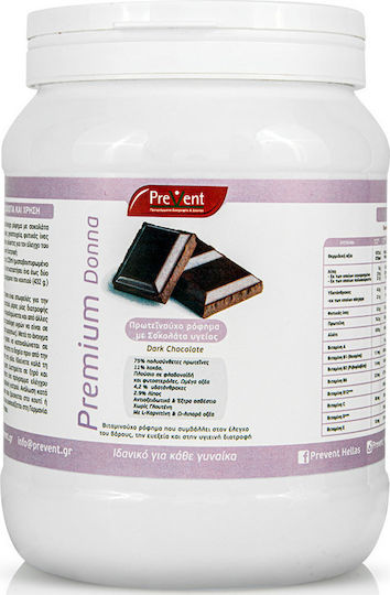 PreVent Premium Donna Supplement for Weight Loss 432gr Dark Chocolate