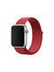 Devia Deluxe Sport3 Λουράκι Υφασμάτινο Κόκκινο (Apple Watch 42/44/45mm/Ultra 49mm)