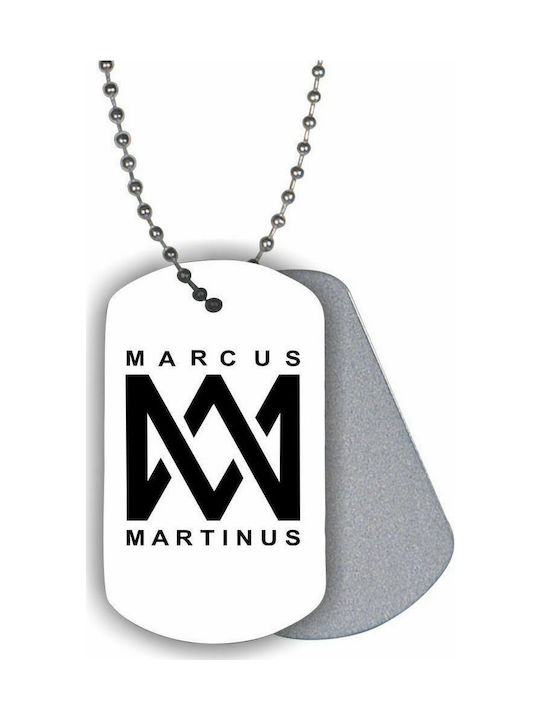 Metal ID card Marcus & Martinus - White