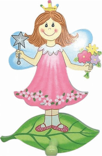 Roline Wooden Kids Wall Hanger 15x22.5cm