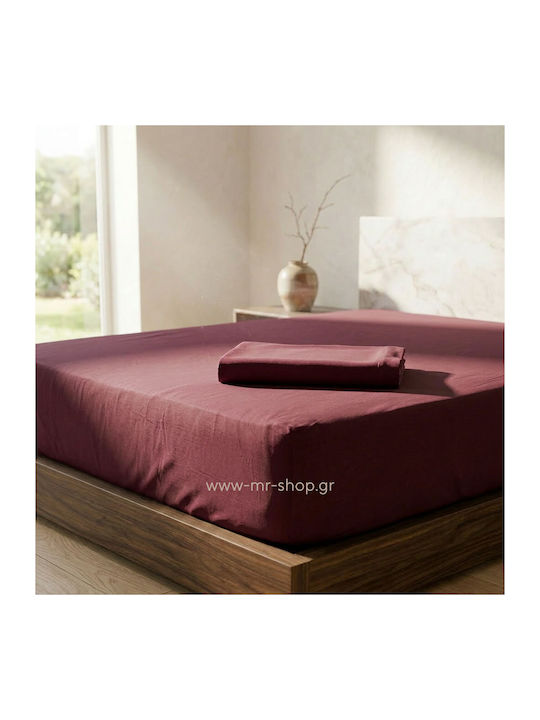 Marwa Σεντόνι Μονό 160x250εκ. Red 007