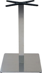 Woodwell Preston Βάση Τραπεζιού Μεταλλική Ασημί 45x45x72cm 2τμχ