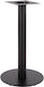 HomeMarkt Table Stand made of Metal in Black Color 40x40x72cm