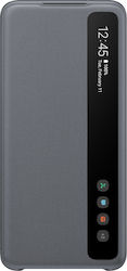 Samsung Clear View Cover Книга Пластмаса Сив (Г...