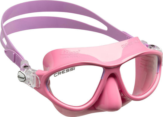 CressiSub Μάσκα Θαλάσσης Silicone Kids Moon Kid Pink/Lilac Pink/Lilac