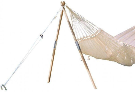 Amazonas Madera Hammock Stand made of Wood in Beige Color 165cm