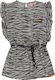 Boboli Kids Dress Animal Print Sleeveless Gray