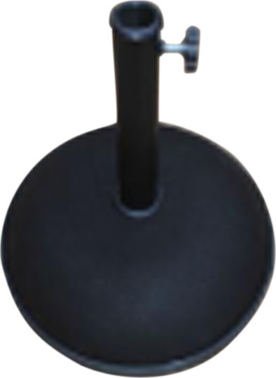 Fylliana Umbrella Stand made of Metal in Black Color 49.5x49.5x34cm