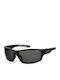 Polaroid Men's Sunglasses with Black Plastic Frame and Black Polarized Lens PLD7029/S 807/M9