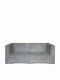 Concrete Диван с две места За Външно Ползване Бетонен с Възглавници 166x81x65см