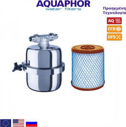 Aquaphor Viking Mini Water Filtration System Single Under Sink with Replacement Filter 11488