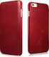 iCarer Vintage Curved Edge Book Δερμάτινο / Δερ...