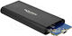 DeLock Твърд диск кутия M.2 PCI Express NVMe с връзка USB 3.1 в Черен цвят