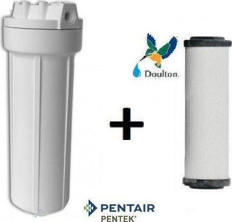 Pentair Wasserfiltrationssystem Unter der Spüle / Zentrale Versorgung mit Ersatzfilter Doulton Ultracarb Imperial OBE 0,5 μm