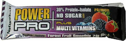 NatureTech Power Pro Plus Multi Vitamins Bar with 30% Protein & Flavor Forest Fruit Smoothie 80gr