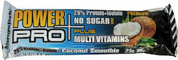 NatureTech Power Pro Plus Multi Vitamins Bar with 29% Protein & Flavor Coconut Smoothie 80gr