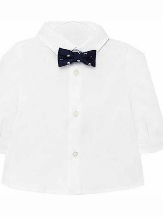 Mayoral Kids One Color Shirt White