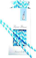 APS Paper Blue Straws