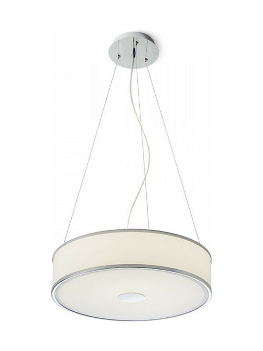 Rendl Light Studio Cassablanca Pendant Κρεμαστό Φωτιστικό Μοντέρνο Δίφωτο Ασημί