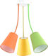 TK Lighting Wire Πολύφωτο Παιδικό Φωτιστικό Πλαφονιέρα από Μέταλλο 60W με Υποδοχή E27