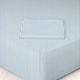 Marwa Sheet King Size with Elastic 180x200+25cm. 024 Striped Blue