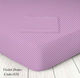 Marwa Sheet King Size with Elastic 180x200+25cm. 026 Purple polka dot Purple
