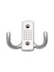 Morseto Mors Double Wall-Mounted Bathroom Hook Silver