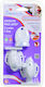 Dreambaby Cabinet & Drawer Lock with Magnet made of Plastic in White Color 2pcs