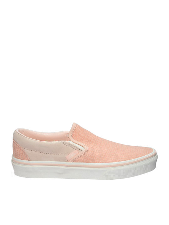 Vans UA Classic Women's Canvas Slip-Ons Creme d...