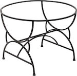 Lianos 3756 Table Stand made of Metal Galvanized 100 100x100x73cm