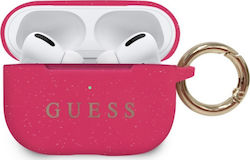 Guess Silikonhülle mit Haken Fuchsia Blister fü...
