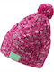 Adidas Cable Pom Pom Beanie Frauen Beanie Gestrickt in Fuchsie Farbe